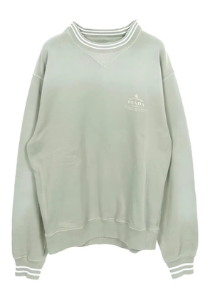 Prada Pre-Owned 2010s crew-neck striped sweatshirt - Green