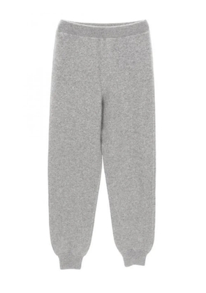 Prada Pre-Owned 2010s knitted triangle-logo trousers - Grey