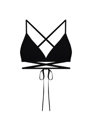ISABEL MARANT Solange tie-detail triangle bikini top - Black