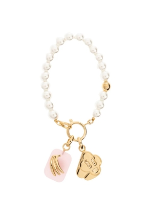 Casablanca icon pearl bracelet - Gold