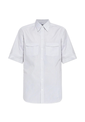 Dolce & Gabbana striped pocket shirt - White