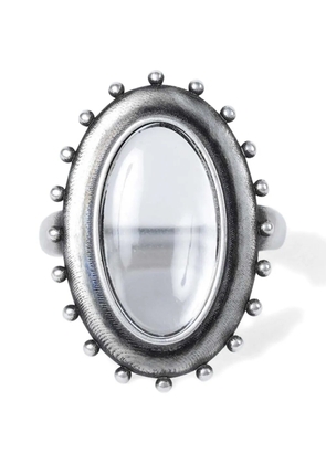 Ann Demeulemeester Tida oval ring - Silver
