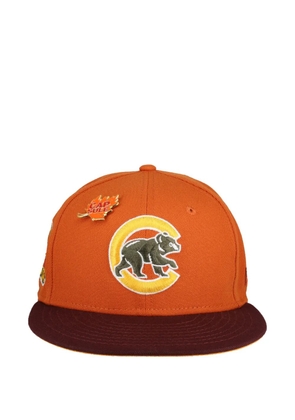 NEW ERA CAP 59Fifty Chicago Cubs Fall Collection 2016 World Series embroidered fitted cat - Orange