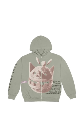 Travis Scott zip hoodie - Green