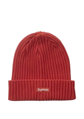 Supreme logo beanie hat - Red