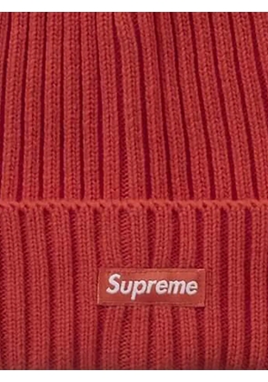 Supreme logo beanie hat - Red