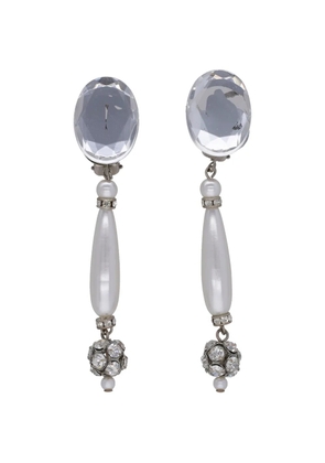 BOZART Clip-on drop earrings - Silver