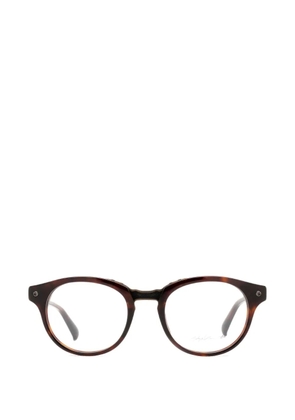 Yohji Yamamoto round-frame glasses - Brown