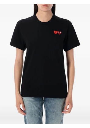 Comme Des Garçons Play double-heart T-shirt - Black