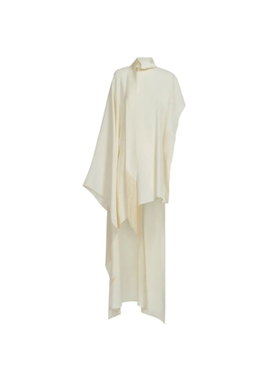 Taller Marmo California fringe-scarf mini dress - Neutrals