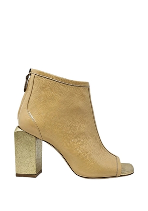 Madison.Maison Fatima open-toe ankle boots - Neutrals
