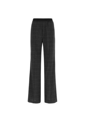Balenciaga plaid straight trousers - Grey