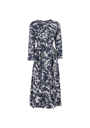 'S Max Mara belt printed dress - Blue
