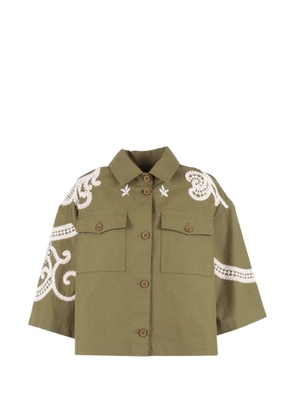 Weekend Max Mara embroidery shirt - Green