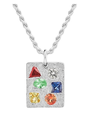 Bleue Burnham Cottage Rose Garden pendant - Silver