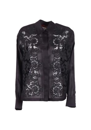 Max Mara embroidery cali shirt - Black