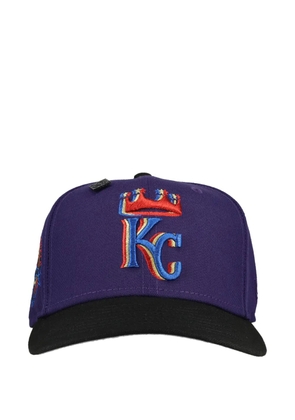 NEW ERA CAP logo-patch hat - Purple