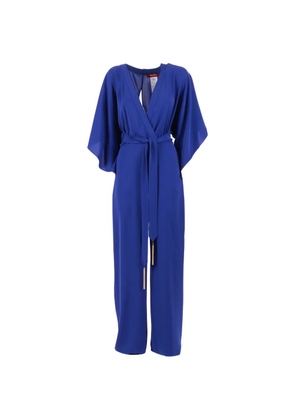 Max Mara belted kimono jumpsuit - Blue