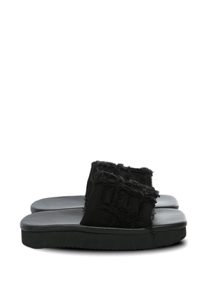 Rick Owens DRKSHDW frayed sandals - Black