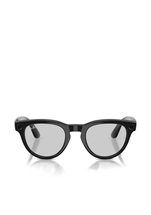 Ray-Ban Headliner Meta round-frame glasses - Black