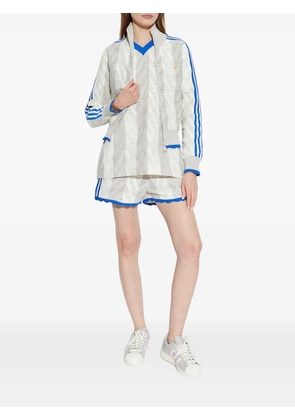 adidas pierced V-neck T-shirt - Neutrals