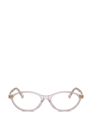 Miu Miu Eyewear logo-detail glasses - Pink
