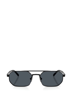 Prada Eyewear geometic-frame sunglasses - Black