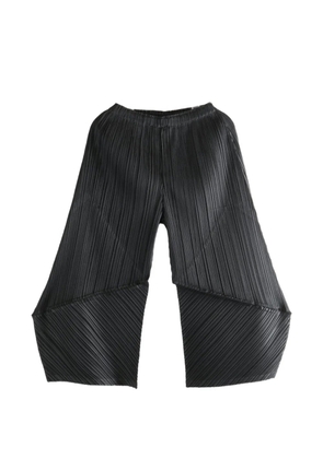 Pleats Please Issey Miyake pleated trousers - Black