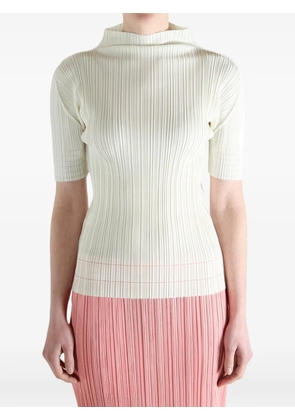 Pleats Please Issey Miyake pleated top - White