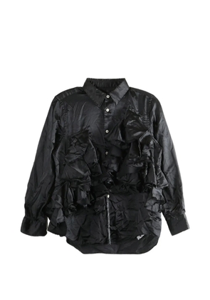Comme Des Garçons ruffled shirt - Black
