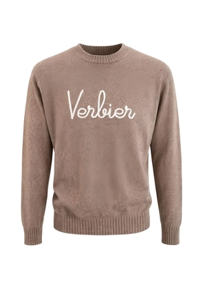 JURTA embroidered sweater - Neutrals