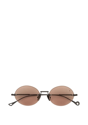 Eyepetizer Met round-shape rimless sunglasses - Black