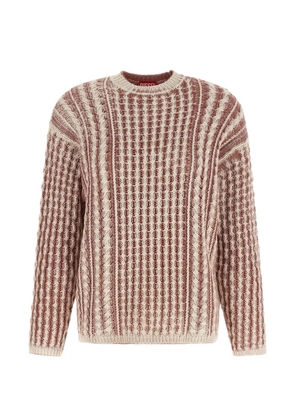 Diesel K-Moise cable-knit sweater - Brown