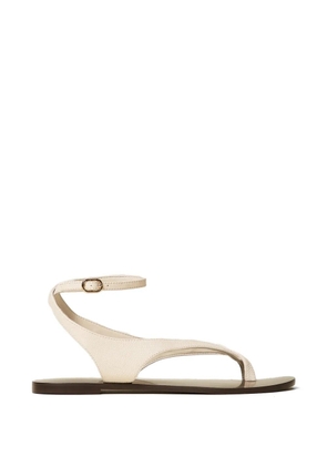 TWINSET ankle-strap leather sandals - Neutrals