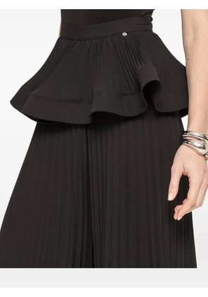 NISSA pleated palazzo pants - Black