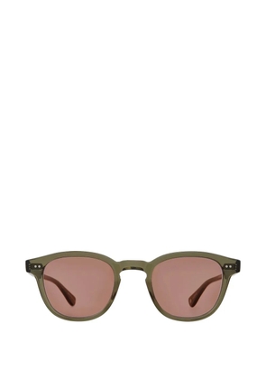 Garrett Leight Evan round-frame sunglasses - Green