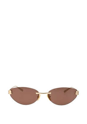 Balenciaga Eyewear oval-frame sunglasses - Gold