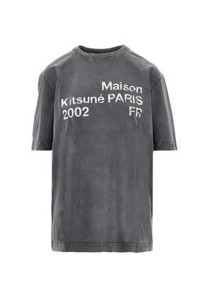 Maison Kitsuné short-sleeve round-neck T-shirt - Black