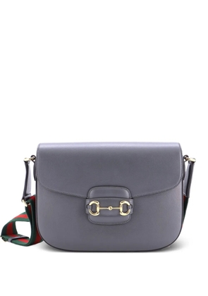 Gucci Pre-Owned Horsebit 1955 Leather Large shoulder bag - Grey