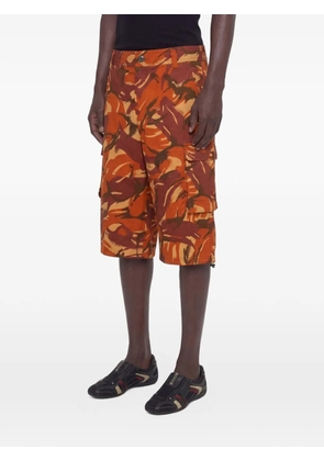 Martine Rose camouflage cargo shorts - Orange