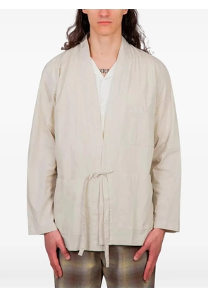 Universal Works tie-front jacket - Neutrals
