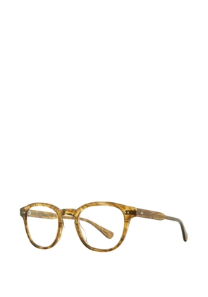 Garrett Leight Evan round-frame glasses - Brown