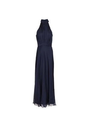 Raquel Diniz Giovanna Closed halterneck maxi dress - Blue