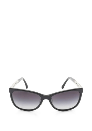 CHANEL Pre-Owned 1986-1988 chain sunglasses - Black