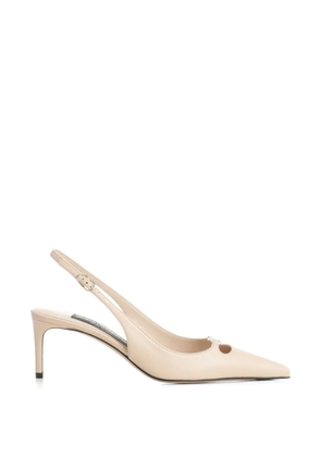 Dolce & Gabbana Lollo slingback heeled pumps - Neutrals