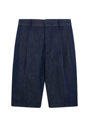 Emporio Armani pleated shorts - Blue