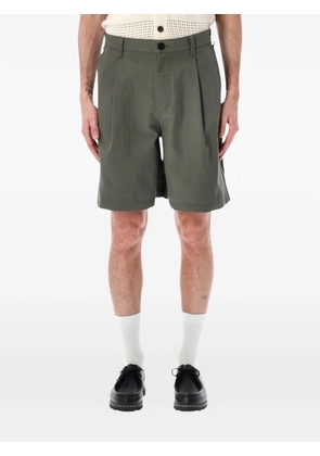 Obey Dean pleated shorts - Green