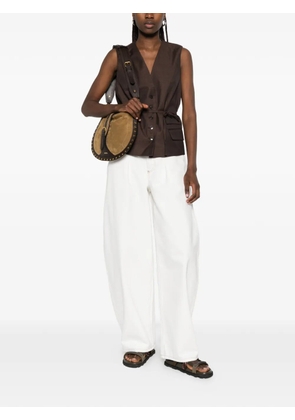 HERSKIND Samos button-up waistcoat - Brown