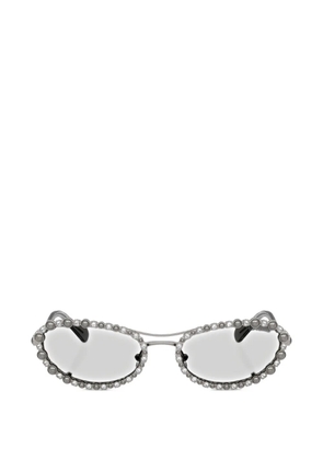 Swarovski Eyewear crystal-embellished sunglasses - Silver