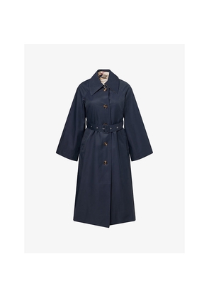 Womens Barbour Robyn Belted Cotton-Blend Trench Coat